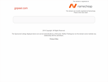 Tablet Screenshot of gopeel.com